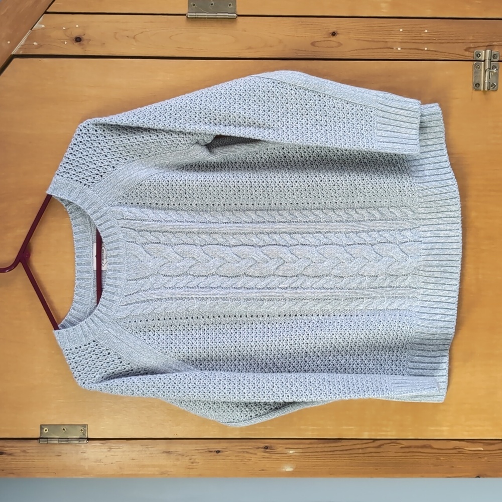 St johns light gray sweater